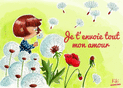 Bonjour enchant&eacute; dans un jardin fleuri